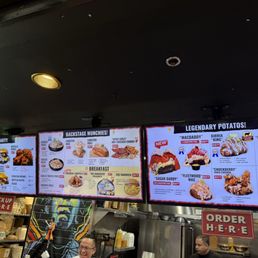 The menu The menu