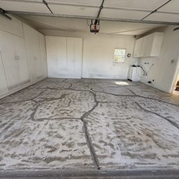 Prep work with cracks filled Prep work with cracks filled
