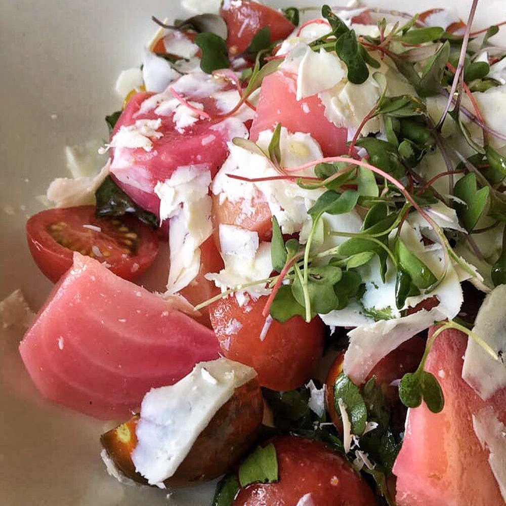 Arms Reach Bistro - Heirloom tomato & Beet Salad. It's ok - Canadian (New) Near Me - North Vancouver, British Columbia Arms Reach Bistro - Heirloom tomato & Beet Salad. It's ok - Canadian (New) Near Me - North Vancouver, British Columbia