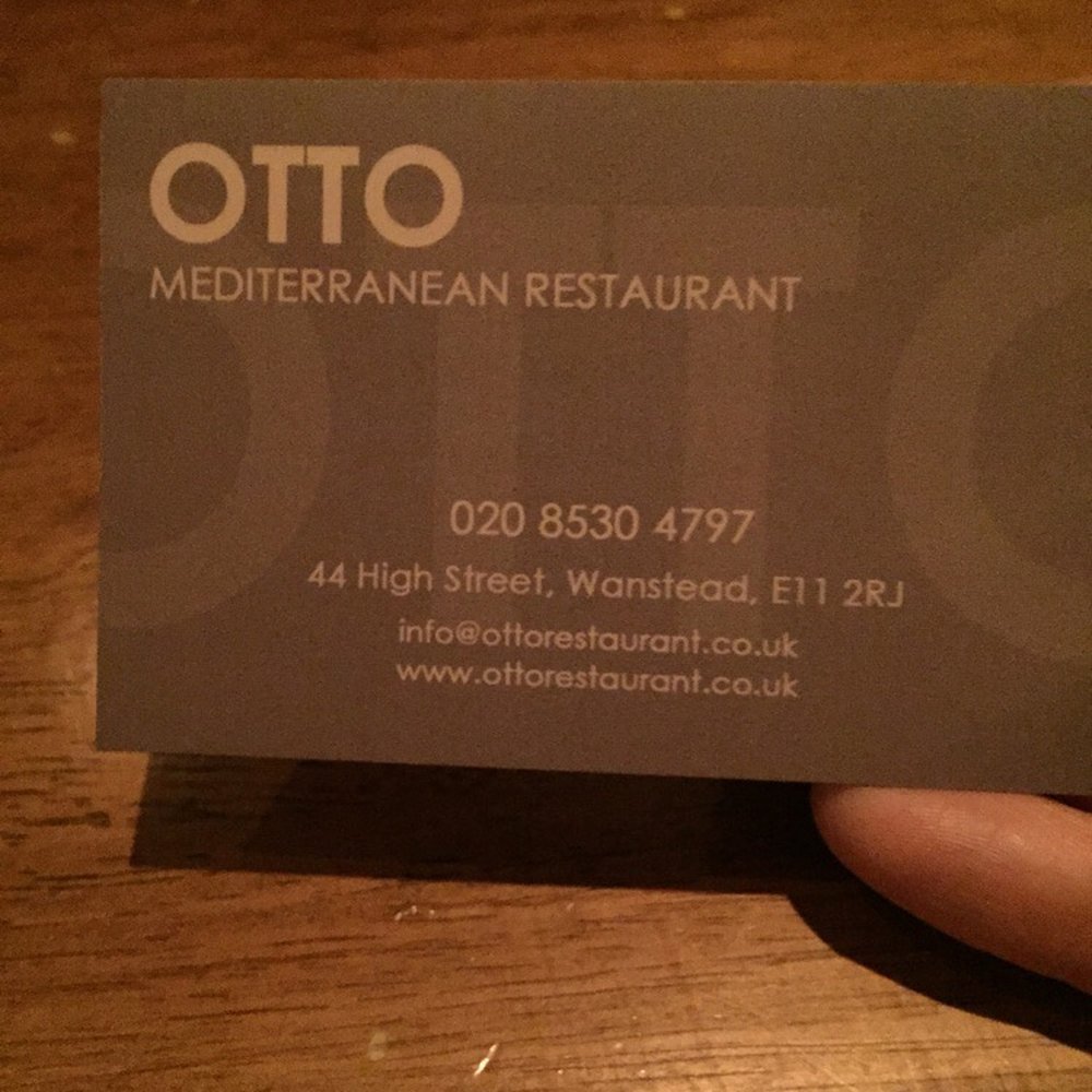Otto Restaurant - Most important details, rest you have to find yourself! - Mediterranean Near Me - Wanstead, XGL Otto Restaurant - Most important details, rest you have to find yourself! - Mediterranean Near Me - Wanstead, XGL