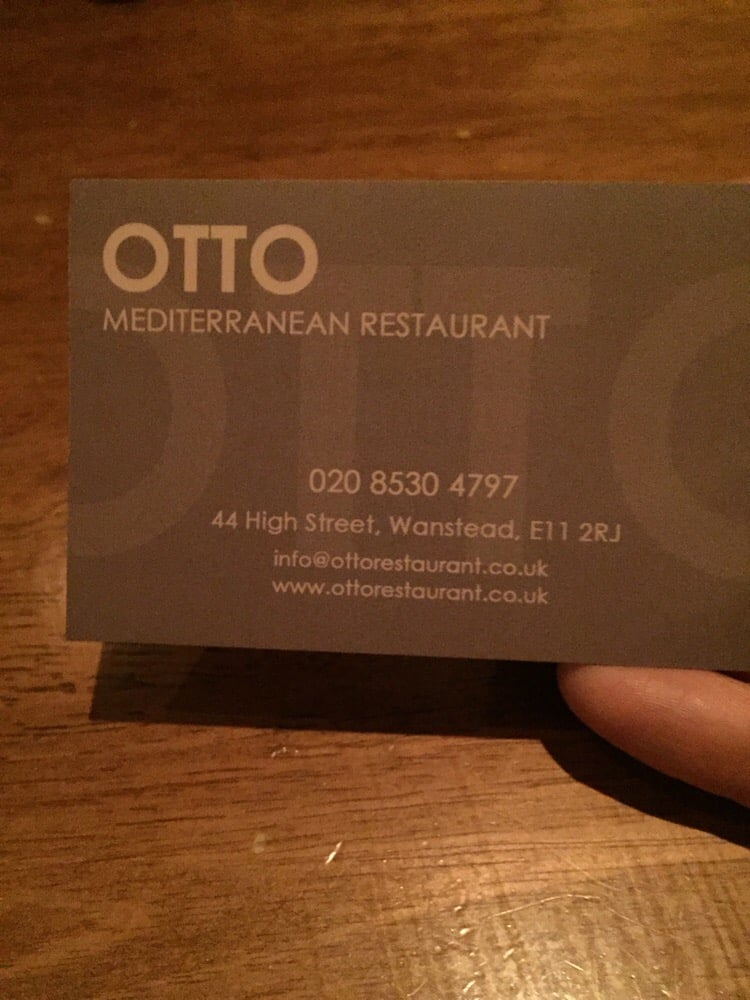 OTTO RESTAURANT Updated September 2024 44 High Street, Wanstead