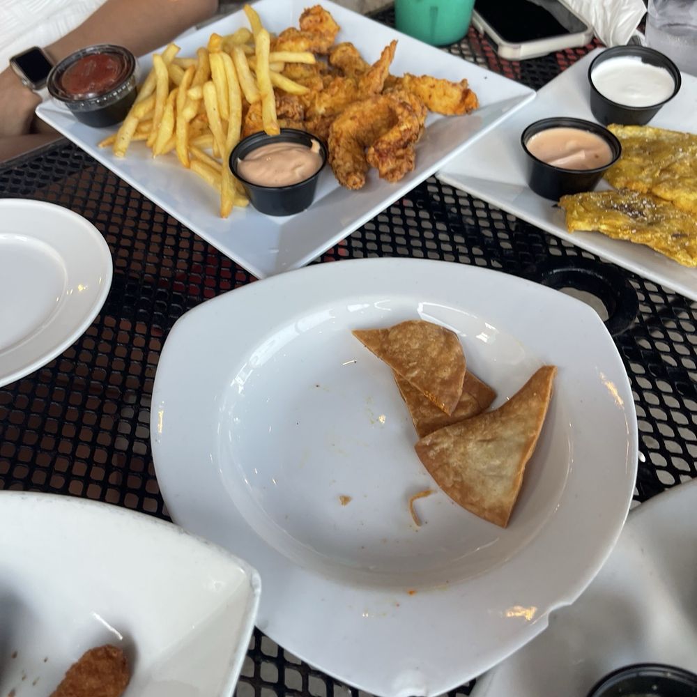Chicken and fries