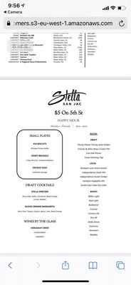 Menu photo 7 Stella San Jac Austin, TX