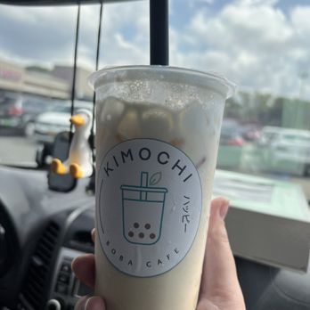 Kimochi Bubble Tea - Pumpkin Spice Milk Tea with a shot of expresso - Bubble Tea Near Me - Selden, New York