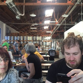 Fieldwork Brewing Co. - Carol is drinking a good vintage water - Breweries Near Me - Berkeley, California