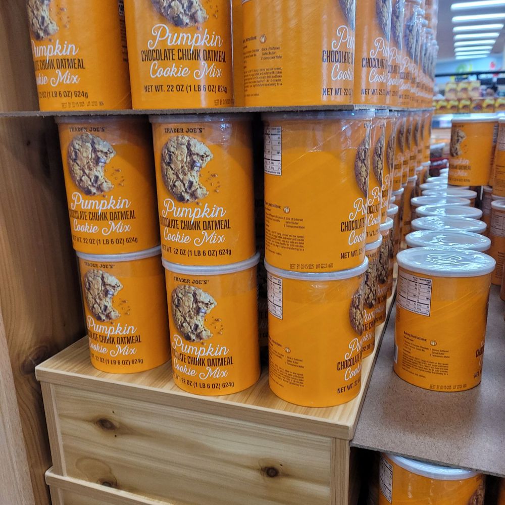 Trader Joe's - a display of pumpkin cookies - Grocery Near Me - Bradenton, Florida Trader Joe's - a display of pumpkin cookies - Grocery Near Me - Bradenton, Florida