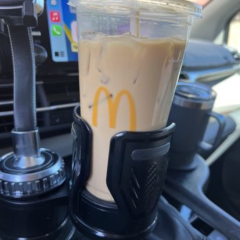 McDonald's - Iced medium coffee, light on the hazelnut (2 pumps instead of 4). Splenda packet on the side. - Fast Food Near Me - Enterprise, Nevada McDonald's - Iced medium coffee, light on the hazelnut (2 pumps instead of 4). Splenda packet on the side. - Fast Food Near Me - Enterprise, Nevada
