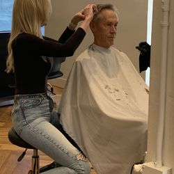 Spoke & Weal - Getting a great haircut by Sheila.