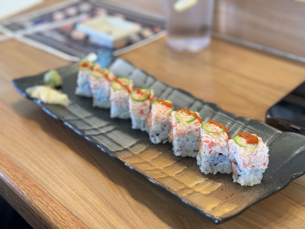 Food from Island Sushi and Ramen