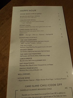 Menu photo 6 The Oaks Kitchen & Bar Katy, TX Menu photo 6 The Oaks Kitchen & Bar Katy, TX