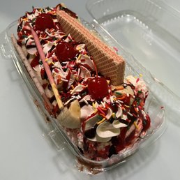 Banana split.