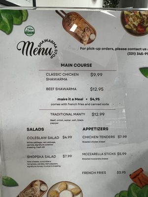Menu photo 1 Shawarma Stop Schaumburg, IL