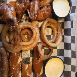 Maple City Taps & Eatery - Just a Taste with maple sweet. I couldn't wait to take a bite, not sorry at all