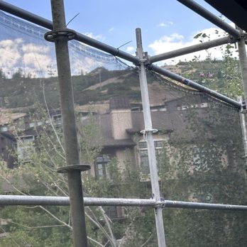 Sundial Lodge - Scaffolding out our balcony - Hotels Near Me - Park City, Utah Sundial Lodge - Scaffolding out our balcony - Hotels Near Me - Park City, Utah