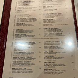 Menu page 1