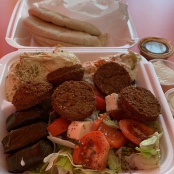 Adams Kabob - Vegetarian Plate - Mediterranean Near Me - Glenview, Illinois