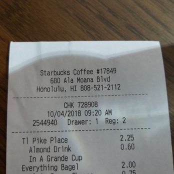 Starbucks - Coffee & Tea Near Me - Honolulu, Hawaii