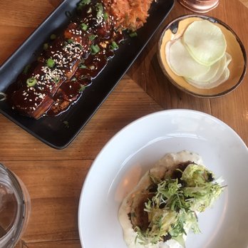 Saint & Second - Lamb belly Korean style and lobster & crab cakes - New American Near Me - Long Beach, California