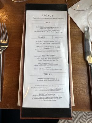 Menu photo 8 Napa Valley Wine Train Napa, CA
