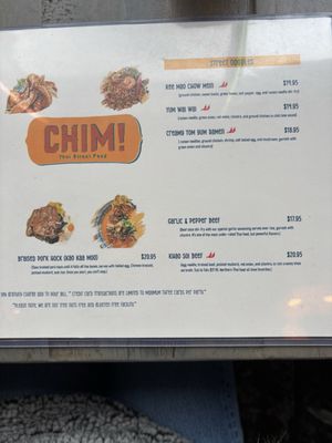 Menu photo 5 Chim! Thai Street Food Pasadena, CA
