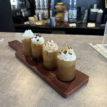 Twisted Fork Brunch Company - Iced coffee flight - Breakfast & Brunch Near Me - Bellmore, New York Twisted Fork Brunch Company - Iced coffee flight - Breakfast & Brunch Near Me - Bellmore, New York