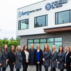 Berg Dental Group - Dr. Brian Berg and the berg Dental Group dental team standing outside their state-of-the-art dental office building, trusted local dental ca