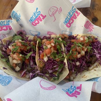 Taco Station - Carnitas taco, Angus Steak Taco, mushroom tacos - Mexican Near Me - Pompano Beach, Florida