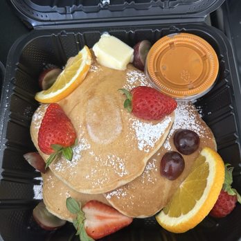 Tangerines Kitchen - Take out Pancake with Thai Tea Sauce - Breakfast & Brunch Near Me - Charlottesville, Virginia