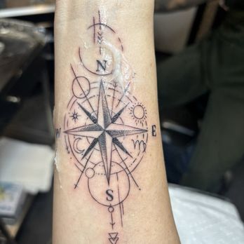 Studio 21 Tattoo Gallery - Compass also done by Alex - Tattoo Near Me - Las Vegas, Nevada Studio 21 Tattoo Gallery - Compass also done by Alex - Tattoo Near Me - Las Vegas, Nevada