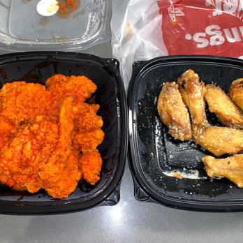 Epic Wings - two trays of fried chicken and carrots - Chicken Wings Near Me - Riverside, California