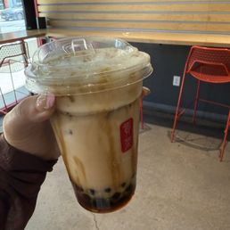 Milk Foam Dirty Brown Sugar Milk Tea