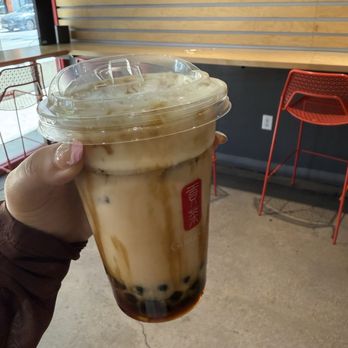 Gong Cha - Milk Foam Dirty Brown Sugar Milk Tea - Bubble Tea Near Me - Austin, Texas