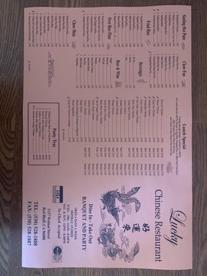 Menu photo 4 Lucky Chinese Restaurant Red Bluff, CA Menu photo 4 Lucky Chinese Restaurant Red Bluff, CA