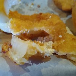 Native Grill & Wings - Onion Rings were raw with dry breading inside