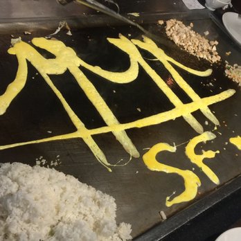 Benihana - Concord - Golden Gate Bridge made with the egg for the fried rice - Sushi Bars Near Me - Concord, California Benihana - Concord - Golden Gate Bridge made with the egg for the fried rice - Sushi Bars Near Me - Concord, California
