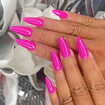 Elegant Nails - Full Set Acrylic Stiletto with Gel Polish - Nail Salons Near Me - Pendleton, South Carolina Elegant Nails - Full Set Acrylic Stiletto with Gel Polish - Nail Salons Near Me - Pendleton, South Carolina