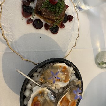 The Circle - Foie Gras and Oysters - New American Near Me - Fredon Township, New Jersey
