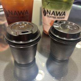 Drinks: Americano, Strawberry Matcha 16oz, Cortado (H) 5oz, Turkish coffee Drinks: Americano, Strawberry Matcha 16oz, Cortado (H) 5oz, Turkish coffee