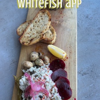 Tine & Cellar - Whitefish appetizer - Modern European Near Me - Weston, Wisconsin Tine & Cellar - Whitefish appetizer - Modern European Near Me - Weston, Wisconsin