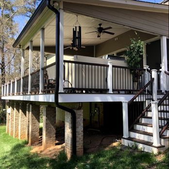 Christopher Heath - Trex deck in McArthur Park with exhaust hood.. - Electricians Near Me