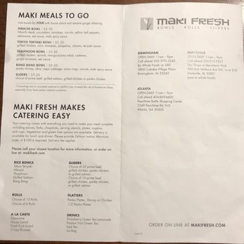 Maki Fresh - Sushi Bars Near Me - Birmingham, Alabama