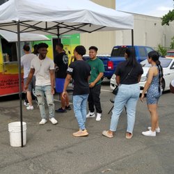 The Jamaican Patty Wagon - Long Lines for patties
