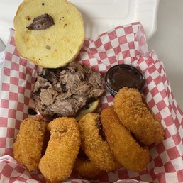 Brisket Sandwich Lunch