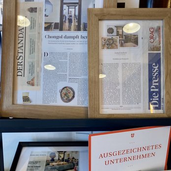 HAN am Stadtpark - Awards und Zeitungsauschnitte - Korean Near Me - Vienna, 9 HAN am Stadtpark - Awards und Zeitungsauschnitte - Korean Near Me - Vienna, 9