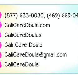 Cali Care Doula Concierge - Our social media!