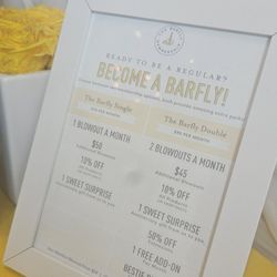 Drybar - The Domain in Austin - Member menu