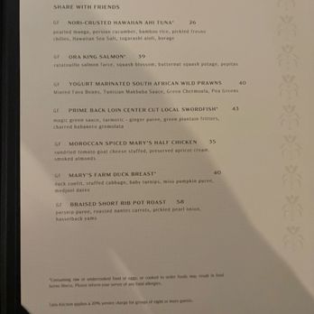 Talia Kitchen - Menu 5.17.25 - Bars Near Me - Murrieta, California
