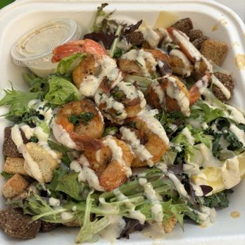 Brown Bag Seafood - Blackened Shrimp Caesar - Seafood Near Me - Chicago, Illinois Brown Bag Seafood - Blackened Shrimp Caesar - Seafood Near Me - Chicago, Illinois