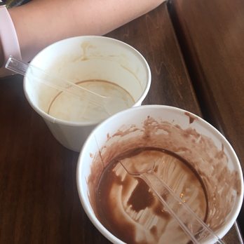 Crepe Amour - Sea salt gelato and chocolate gelato. Or what we left of it. - Creperies Near Me - Vienna, Virginia Crepe Amour - Sea salt gelato and chocolate gelato. Or what we left of it. - Creperies Near Me - Vienna, Virginia