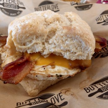 Butterlove Dinnerhouse - Kids Breakfast Biscuit $5.  Very good! - Bars Near Me - Amarillo, Texas